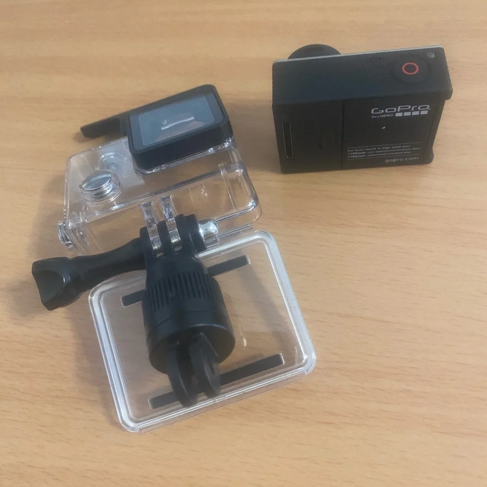 GoPro HERO3 with waterproof case